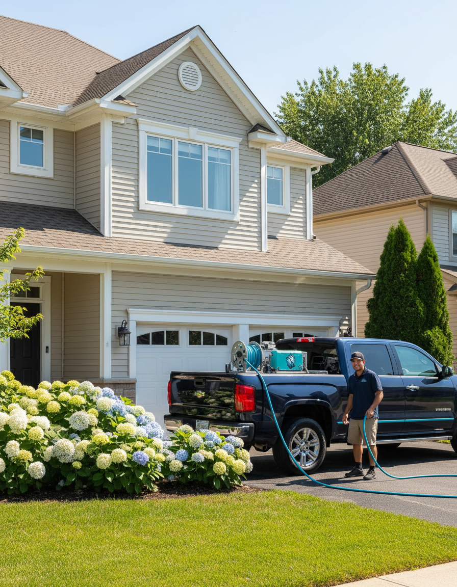 Professional pressure washing service